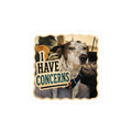 Riven "I Have Concerns" Dog Sticker