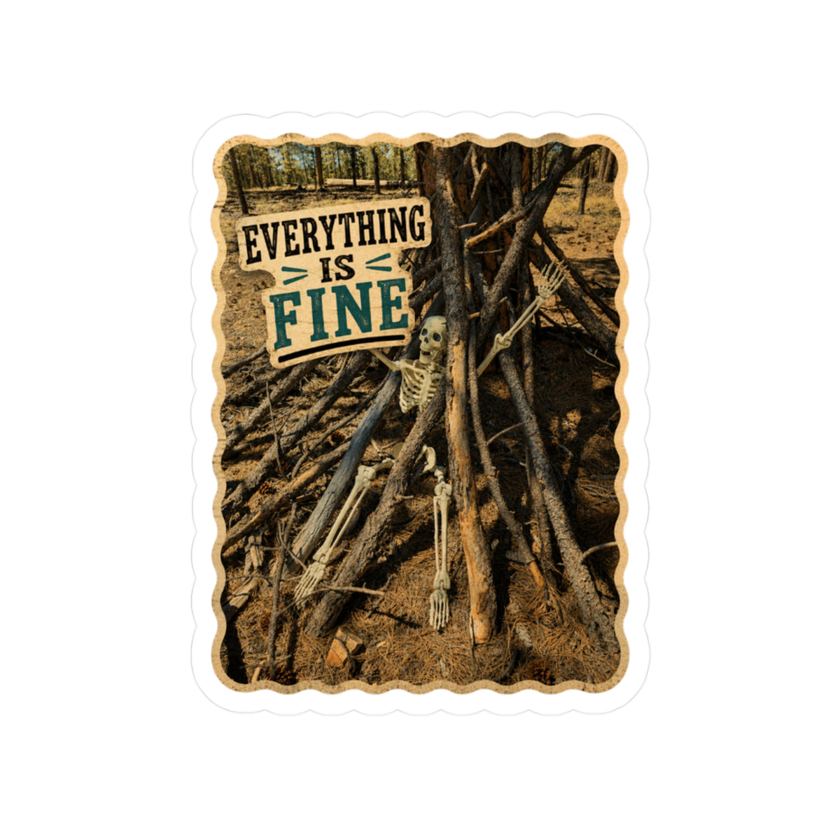 Roy "Everything Is Fine" Sticker