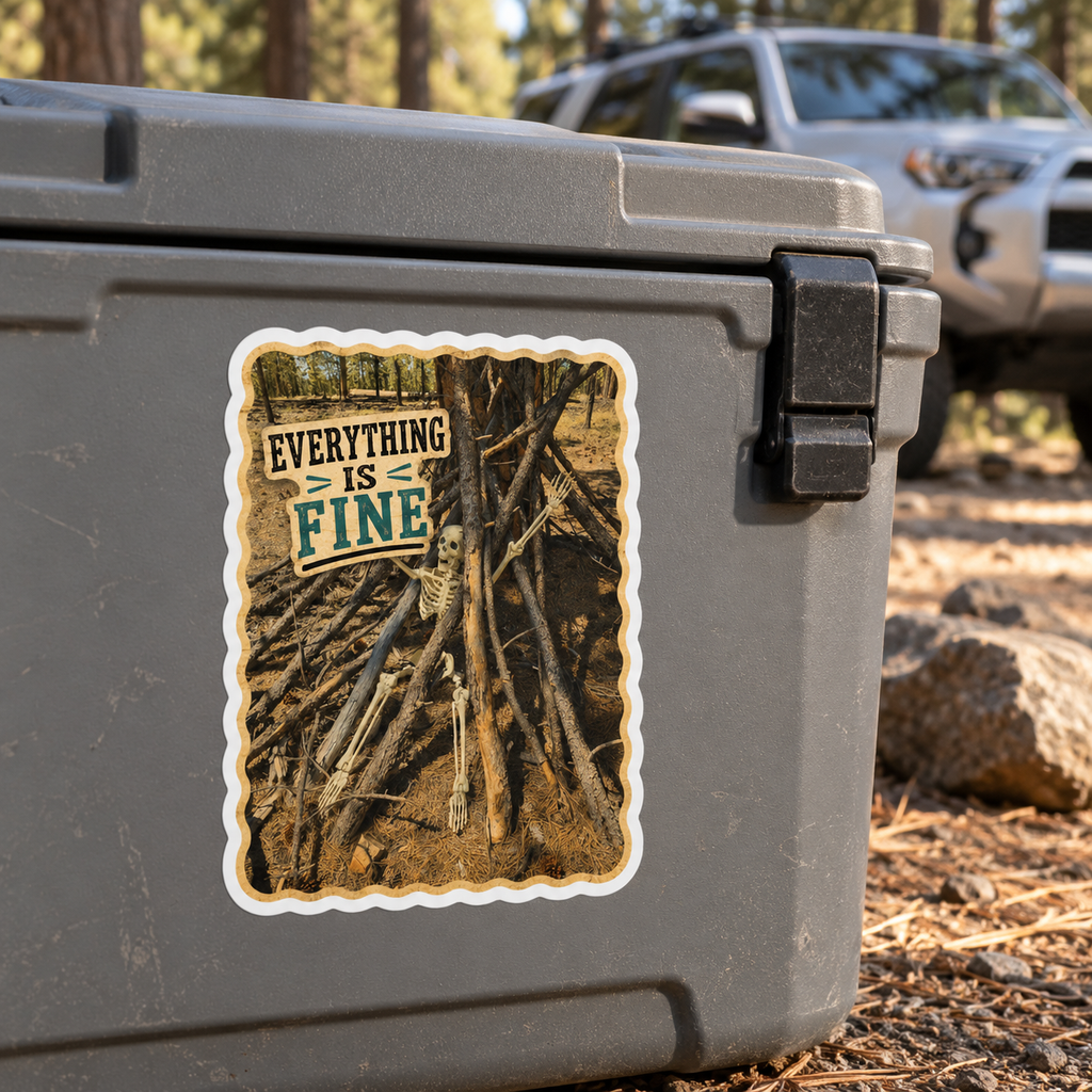 Roy "Everything Is Fine" Sticker